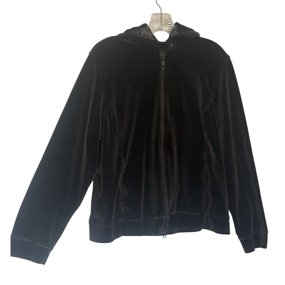 Vintage Covington Velour Zip-Up Hoodie‎ Jacket XL